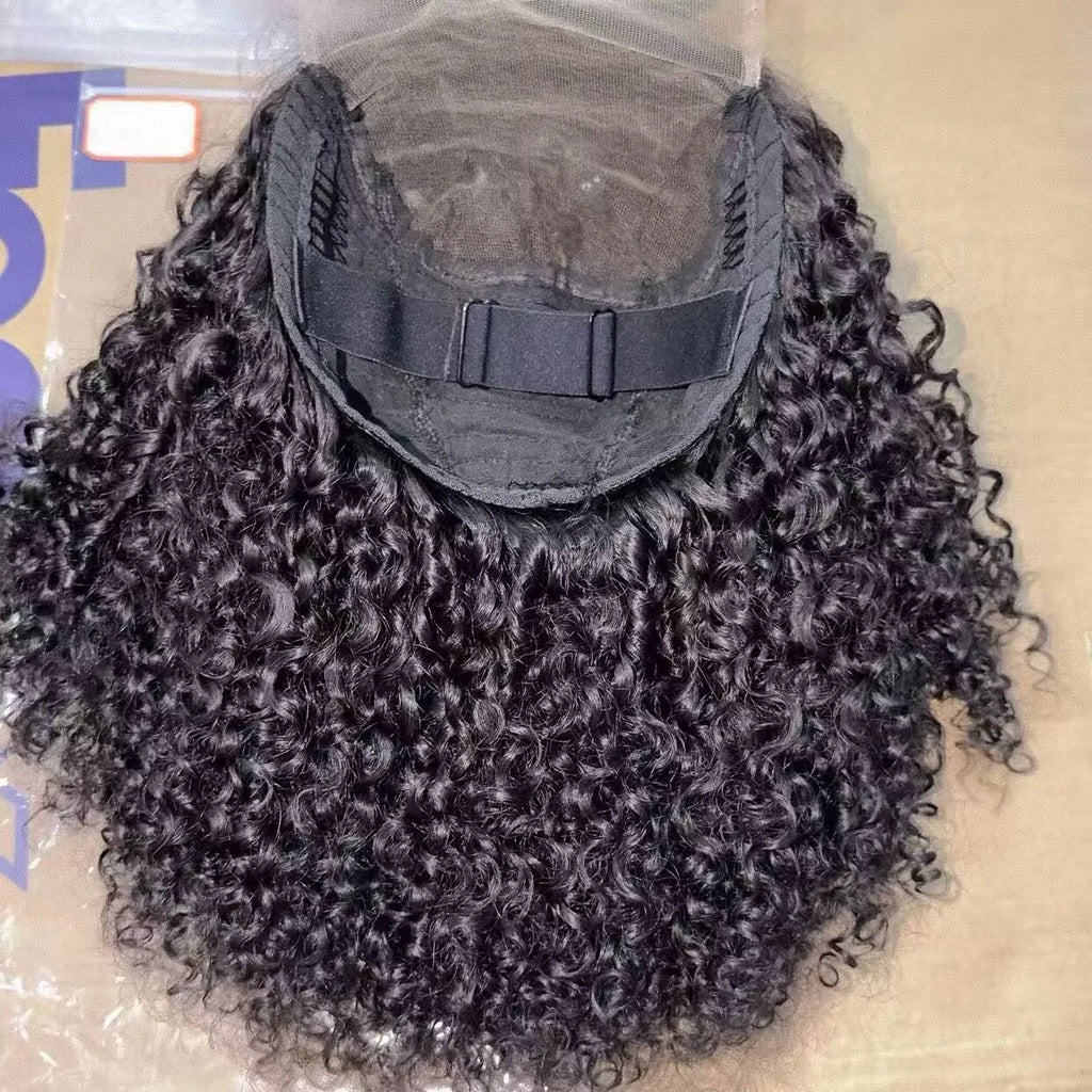 Bouncy Italy Curly Pre Plucked Raw 13X6 HD Lace Frontal Wig Human Burmese Indian Curl Wholesale Straight Glueless Closure Wig