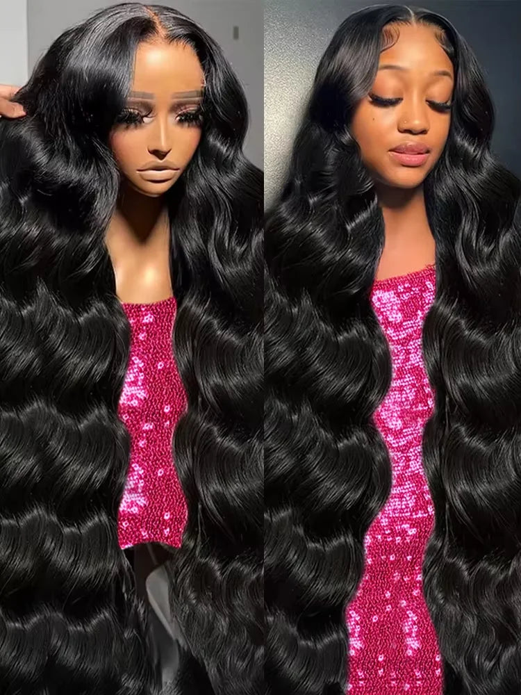 Brazilian 250% Density 30 32 inch 13x6 HD Lace Front Human Hair Wigs Body Wave Raw 13x4 Frontal Wigs Women Glueless Closure Wigs