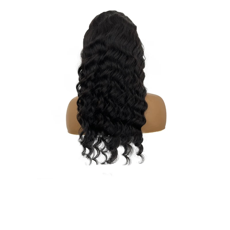 200% Density Headband Wigs Human Hair Wigs Natural Black Deep Curly Reday To Wear Kinky Curly Headband Wig Body Wave Human Hair