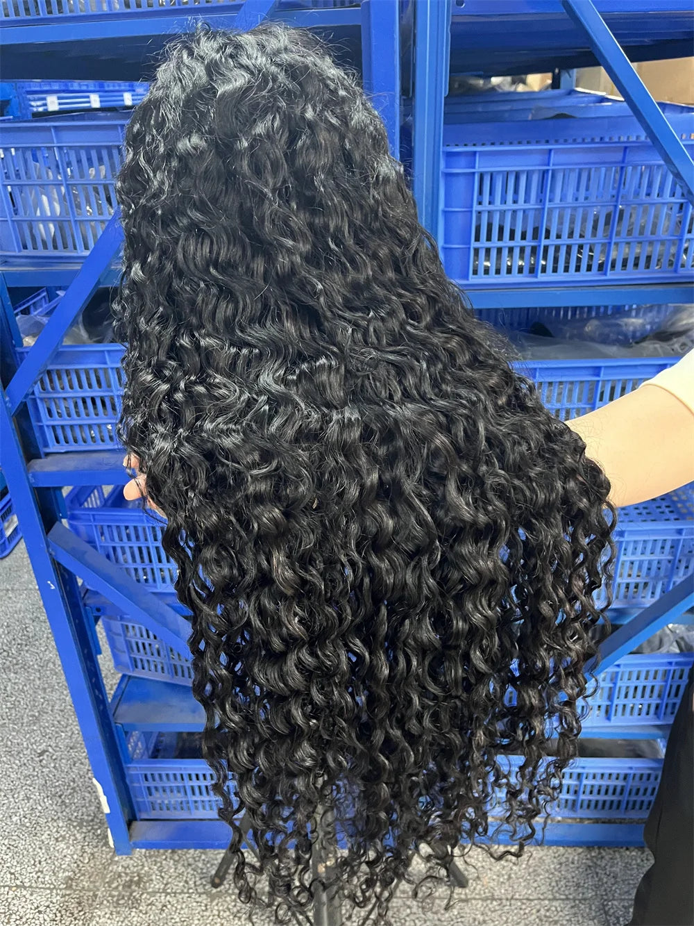 300 High Density HD 13x6 Deep Wave Lace Frontal Wigs 40 50 Inch Jerry Curly Human Hair Wigs Transparent Brazilian Real Virgin Hair 13x4 Water Wave Lace Front Human Hair Wigs For Women Preplucked With Baby Hair