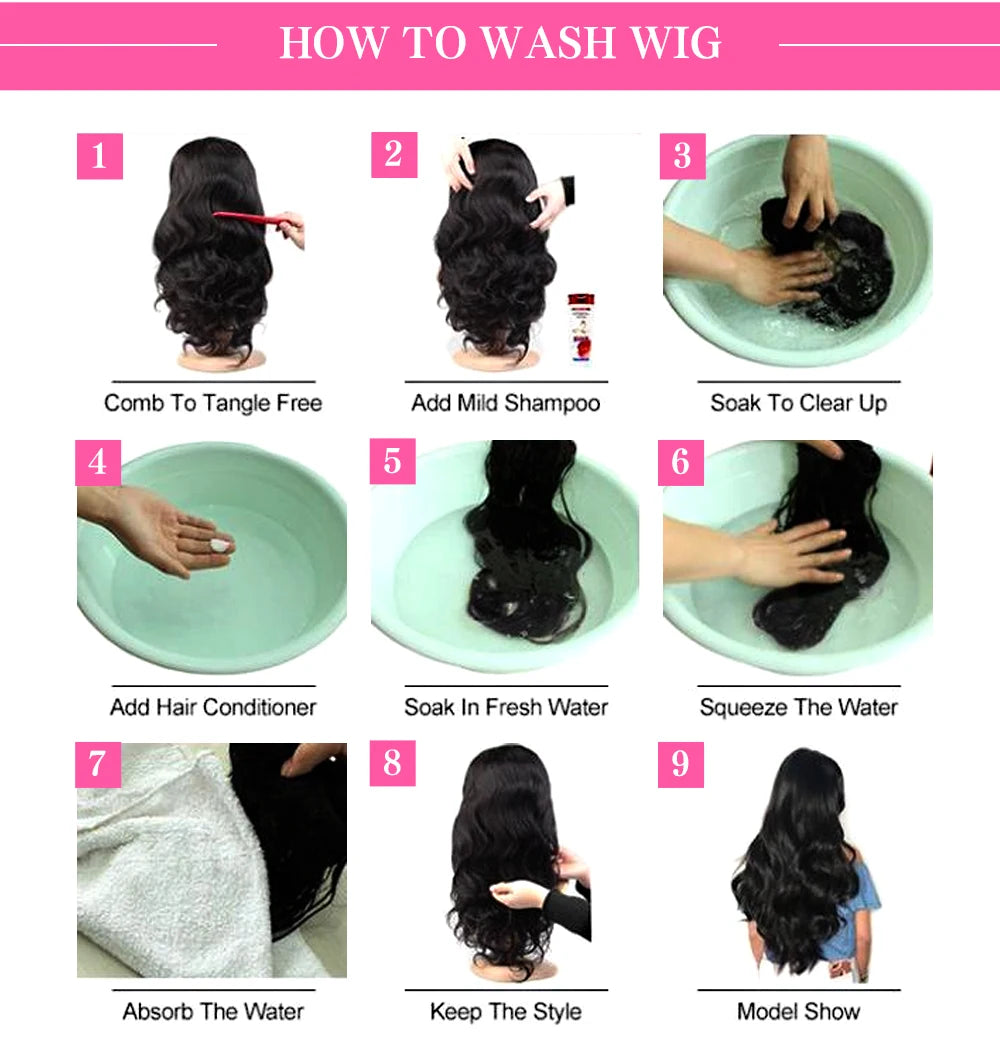 220% Density Bob Wigs Straight Human Hair Lace Front Wigs 13x4 Bob Brazilian Remy Hair Pre-plucked Lace Front Wigs 16 inch