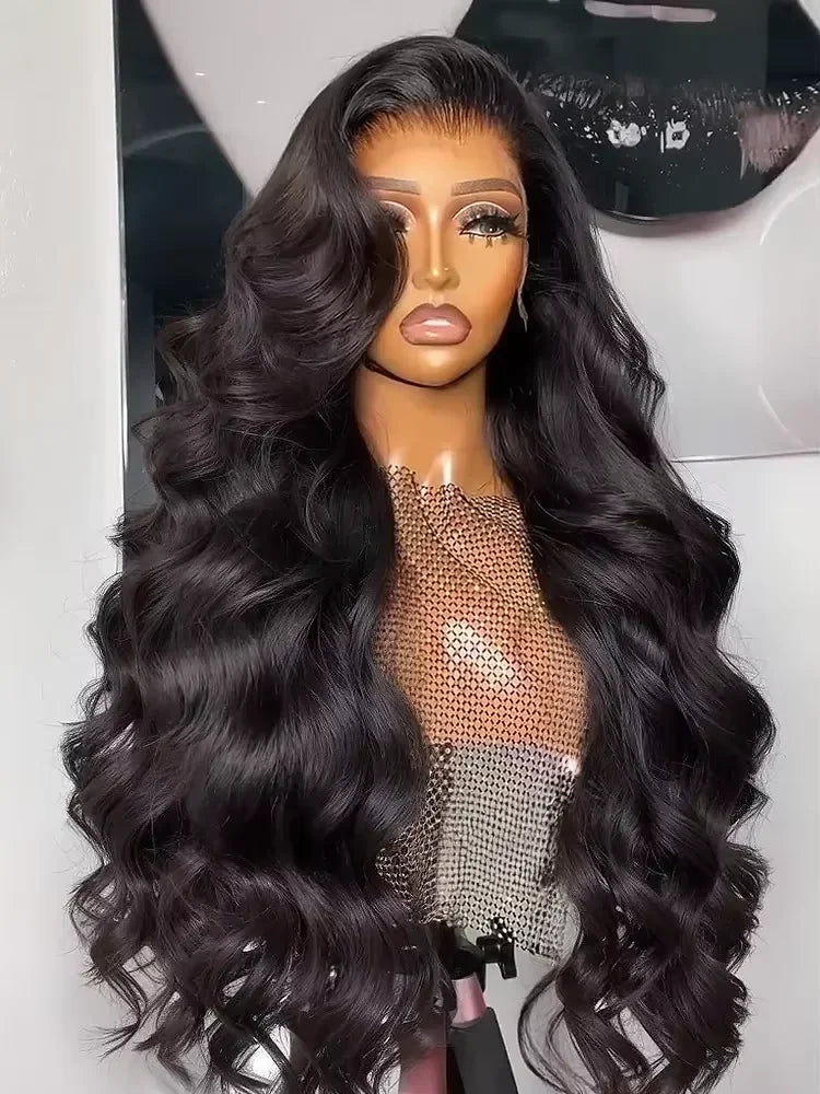 Brazilian 250% Density 30 32 inch 13x6 HD Lace Front Human Hair Wigs Body Wave Raw 13x4 Frontal Wigs Women Glueless Closure Wigs