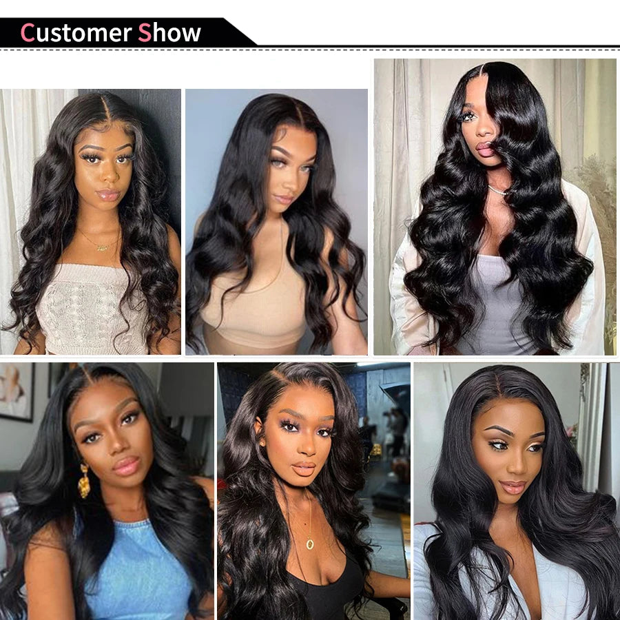Body Wave Bundles Natural Black Human Hair Brazilian Hair Weave Bundles  Human Hair Extensions 1 3 4 PCS Bundles