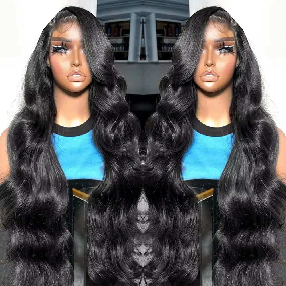 Brazilian 250% Density 30 32 inch 13x6 HD Lace Front Human Hair Wigs Body Wave Raw 13x4 Frontal Wigs Women Glueless Closure Wigs