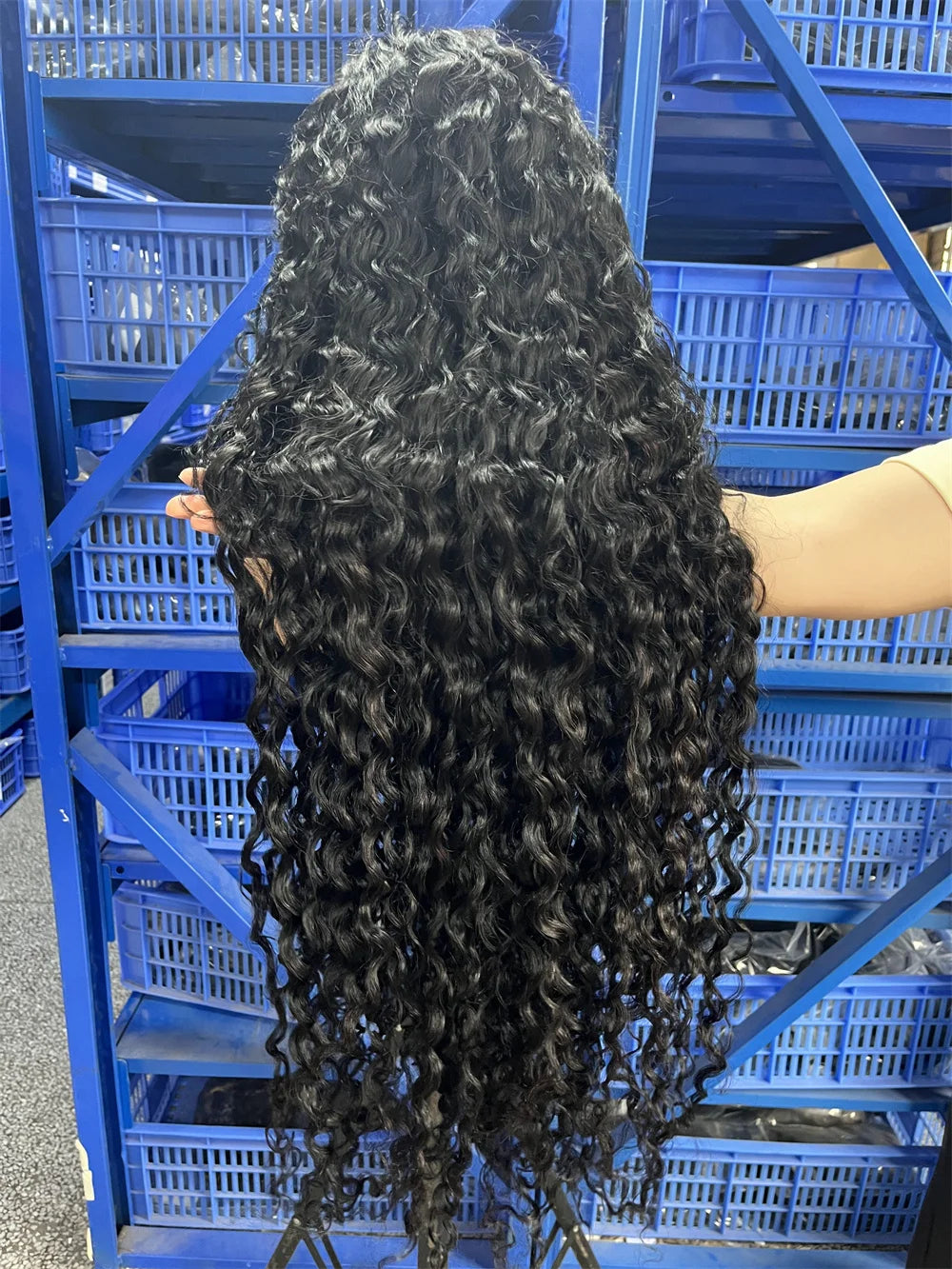 300 High Density HD 13x6 Deep Wave Lace Frontal Wigs 40 50 Inch Jerry Curly Human Hair Wigs Transparent Brazilian Real Virgin Hair 13x4 Water Wave Lace Front Human Hair Wigs For Women Preplucked With Baby Hair