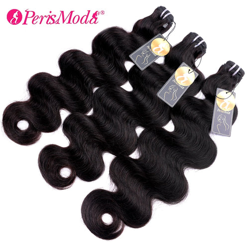 15A PerisModa Raw Hair Bundles Body Wave Bundles 100% Human Hair Brazilian Weaving 1/3/4 Natural Bundles Human Hair Extensions