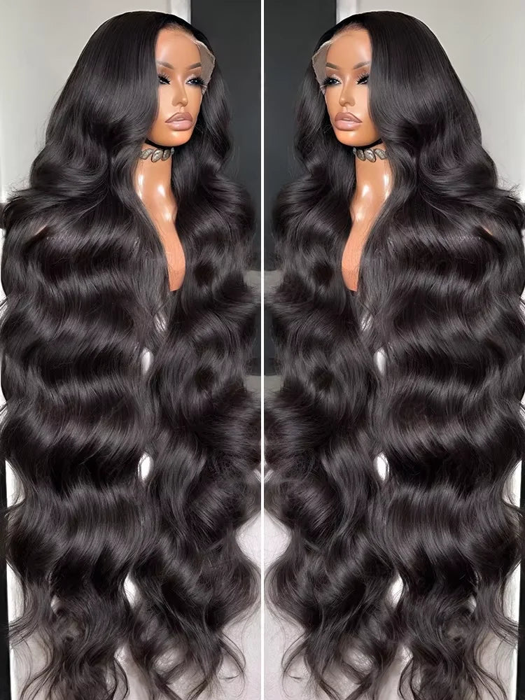 Brazilian 250% Density 30 32 inch 13x6 HD Lace Front Human Hair Wigs Body Wave Raw 13x4 Frontal Wigs Women Glueless Closure Wigs