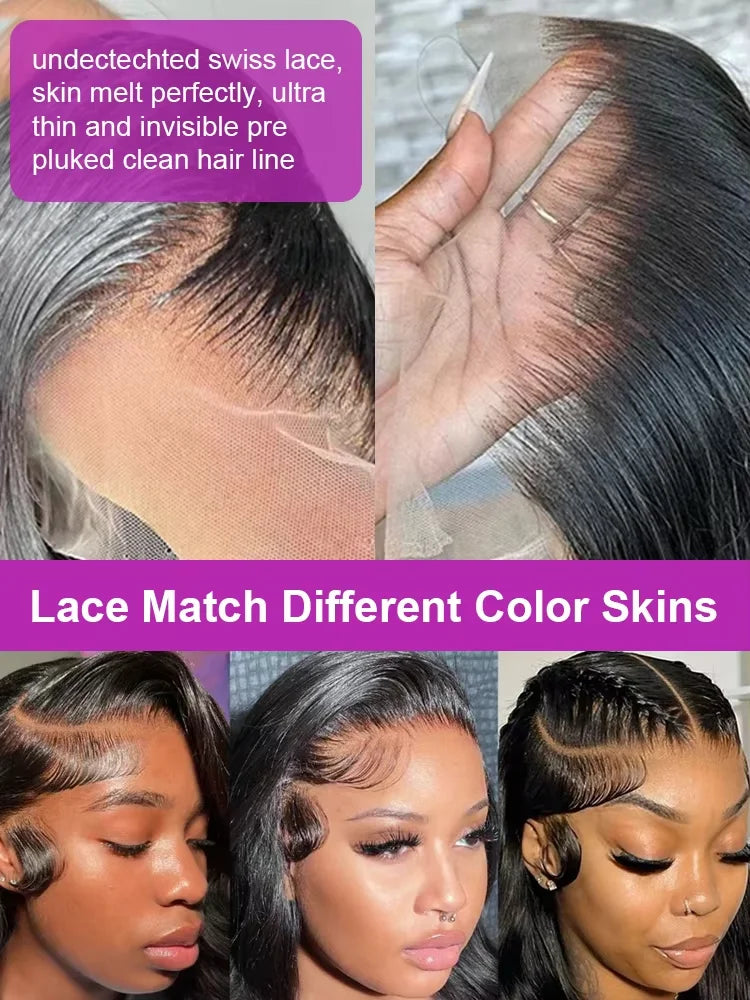 Brazilian 250% Density 30 32 inch 13x6 HD Lace Front Human Hair Wigs Body Wave Raw 13x4 Frontal Wigs Women Glueless Closure Wigs