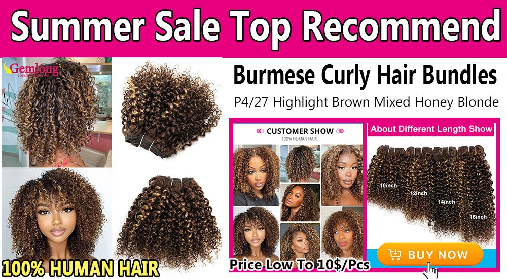 Miracle Knots Crochet Human Hair Burmese Curly Crochet Hair Deep Wave Pre-Separated Feather Human Crochet Curly 100% Human Hair